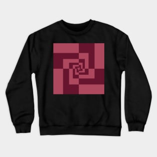 Golden Ratio Orthogonal pattern  - Warm Red Crewneck Sweatshirt